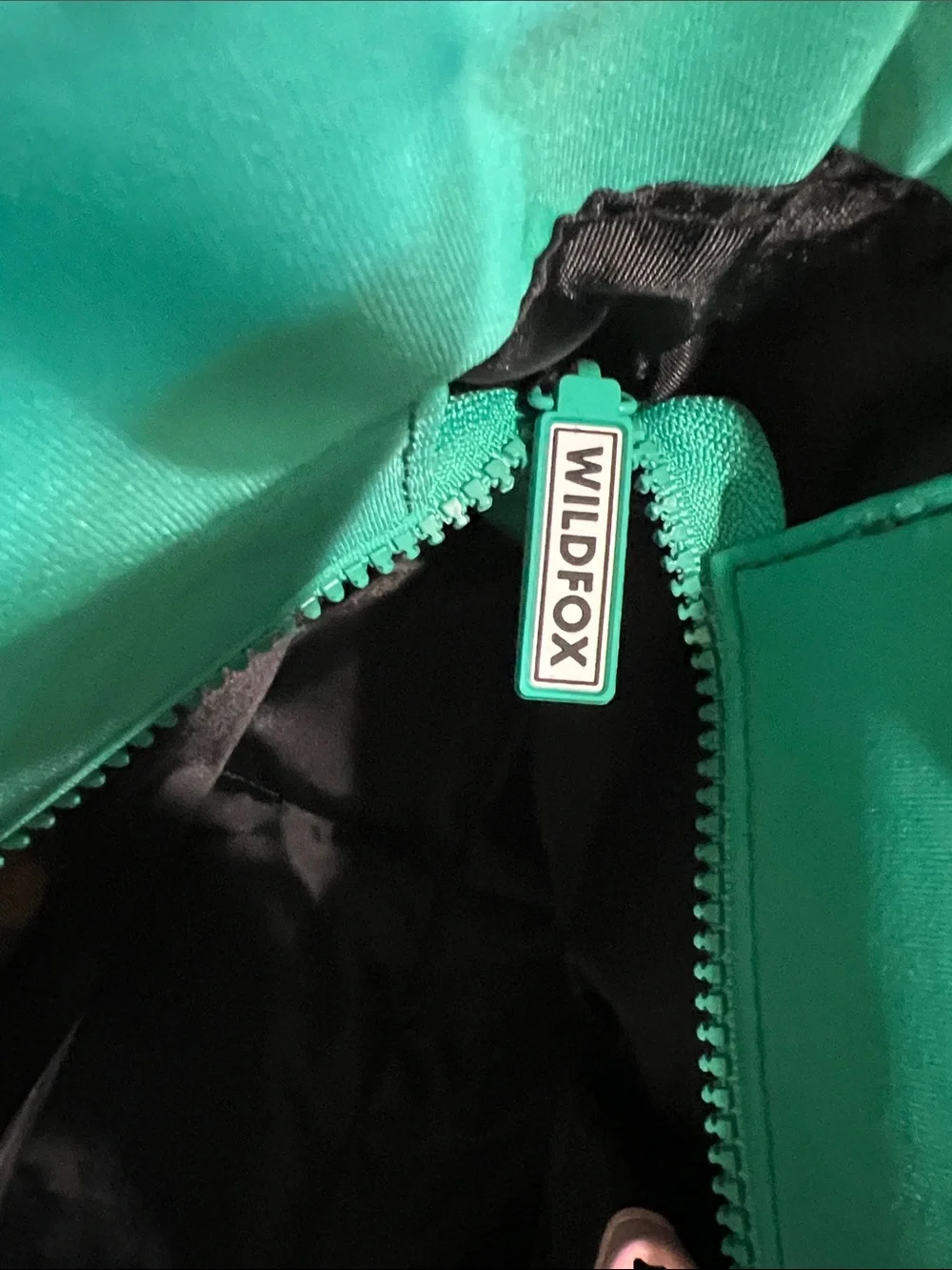 Wildfox Vert/Green (teal/peach)Woven Tote Bag